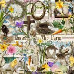 Easter On The Farm Element Set