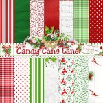 Candy Cane Lane Paper Set
