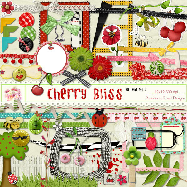 Cherry Bliss Element Set1