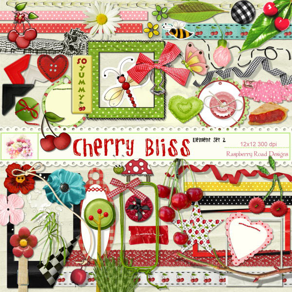 Cherry Bliss Element Set2