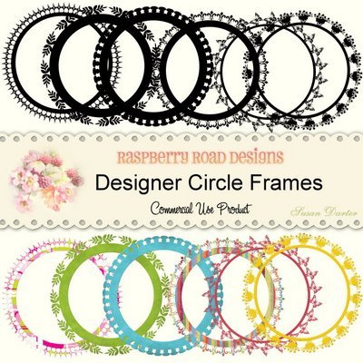 Designer Circle Frames