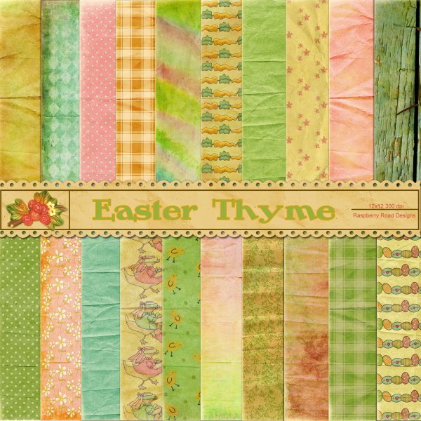 Easter Thyme Paper Pack - Click Image to Close