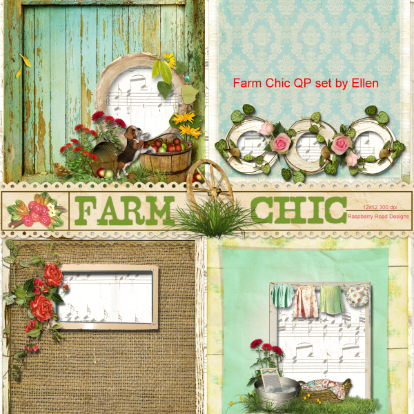 Farm Chic QP Set by Ellen