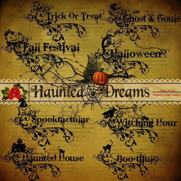 Haunted Dreams WordArt