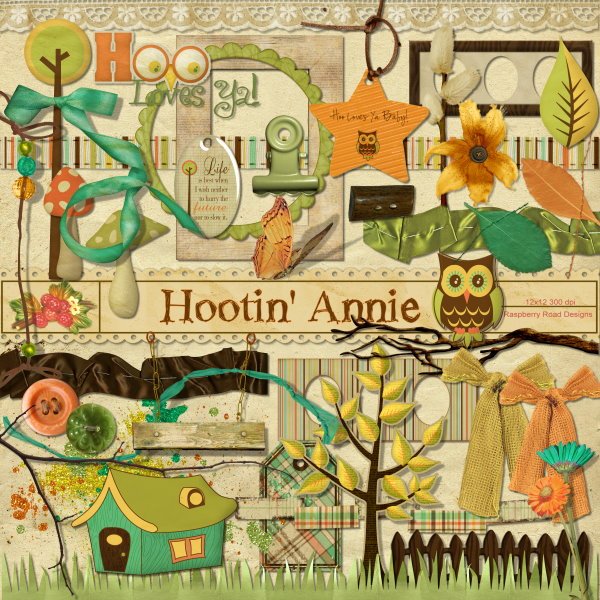Hootin Annie Element Set 2