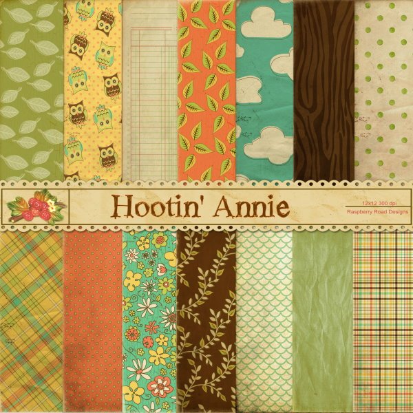 Hootin Annie Paper Set 1