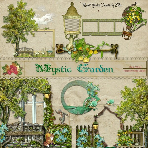 Mystic Garden Cluster Set