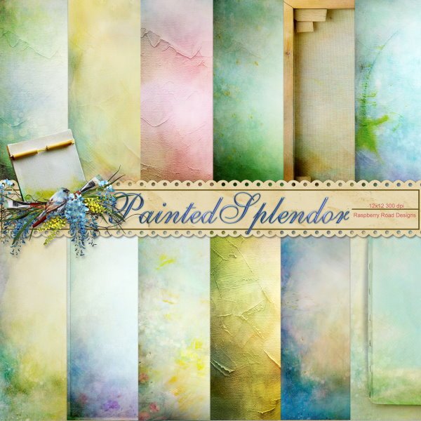 Painted Splendor Paper Set