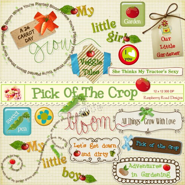 Pick Of The Crop Word Art