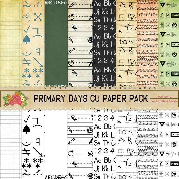 Primary Days CU Paper Pack