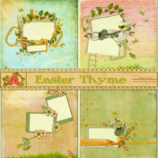 Easter Thyme QP Set - Click Image to Close