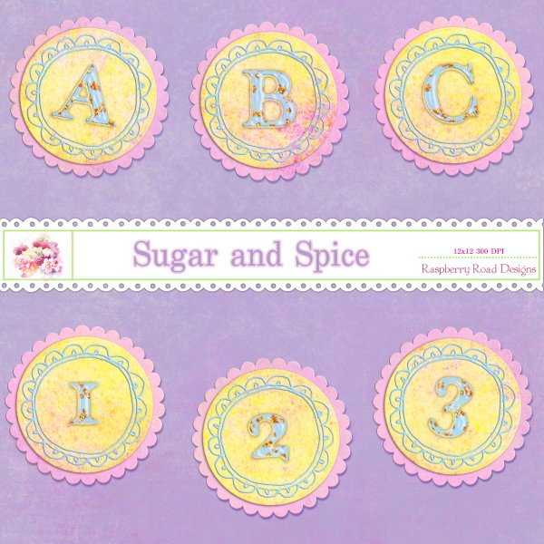 Sugar And Spice Alpha Set - Click Image to Close