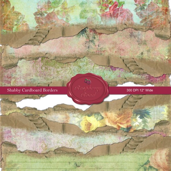 Shabby Cardboard Edges Set2