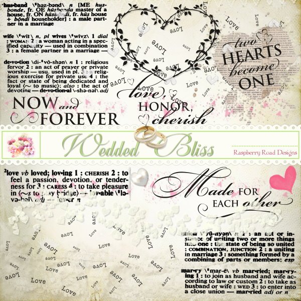Wedded Bliss WordArt